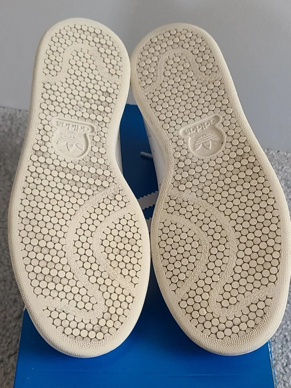 Adidas Stan Smith Tennis Shoes - Cloud White/Wonder White - Men's Size 8